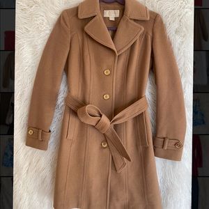 Michael Kors camel wool coat